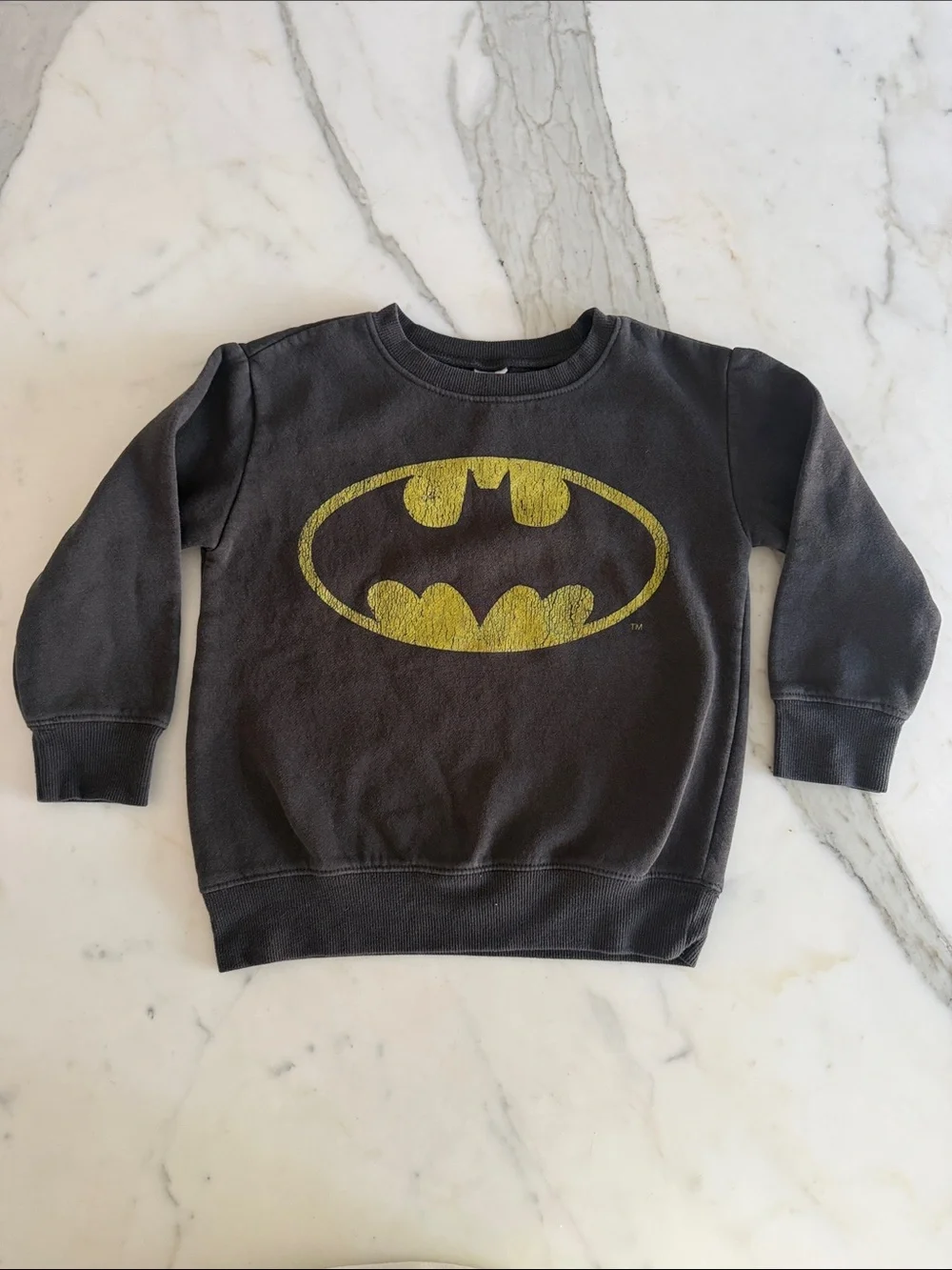 GAP Kids Black Batman Logo Sweatshirt